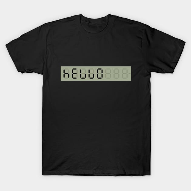 Hello from Calculator T-Shirt by ExtraExtra